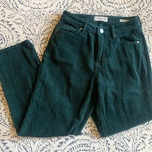 green PacSun corduroy pants!!